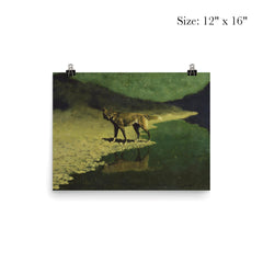 Moonlight Wolf by Frederic Remington poster 3