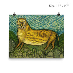 Morris Hirshfield, Tiger - 1940 poster 2