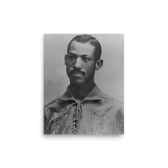 Moses Fleetwood Walker poster on a plain backdrop in size 8"x10".