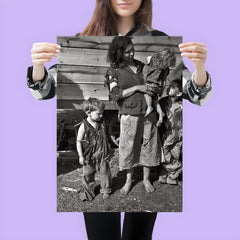 Mother and Baby of Family Living in Field on U.S. Route 70 Near the Tennessee River, March 1936 poster 3