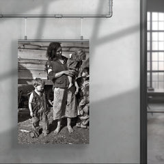 Mother and Baby of Family Living in Field on U.S. Route 70 Near the Tennessee River, March 1936 poster 4
