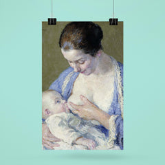 Mother and Child by Gari Melchers poster 6