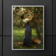 Mother and Child in an Orange Grove by Virginie Demont-Breton poster 5