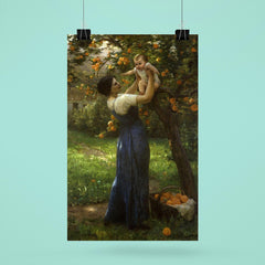 Mother and Child in an Orange Grove by Virginie Demont-Breton poster 6