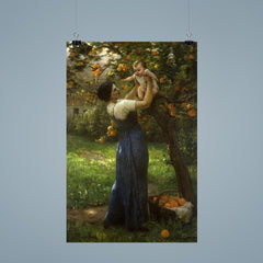 Mother and Child in an Orange Grove by Virginie Demont-Breton poster 9