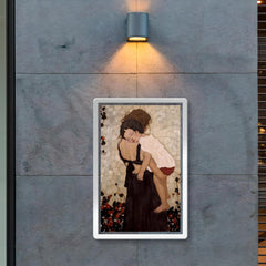 Mother Holding Child by Gustav Klimt poster 2