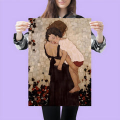 Mother Holding Child by Gustav Klimt poster 3