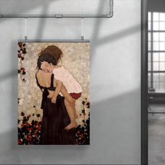 Mother Holding Child by Gustav Klimt poster 4