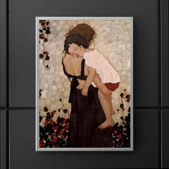 Mother Holding Child by Gustav Klimt poster 5