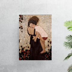 Mother Holding Child by Gustav Klimt poster 7