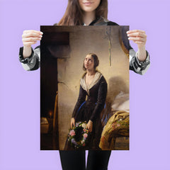 Mother Mourning the Death of Her Child by Giuseppe Molteni poster 3