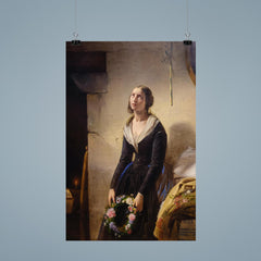 Mother Mourning the Death of Her Child by Giuseppe Molteni poster 9