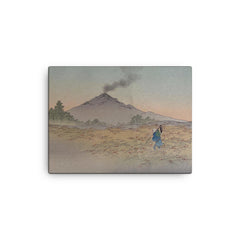 Mount Asama by Koho Shoda canvas print on a plain backdrop in size 12"x16".