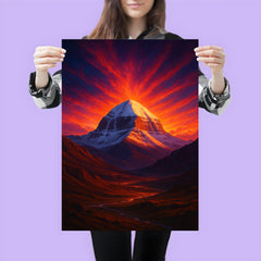 Mount Kailash beneath impossible dawn light poster 3