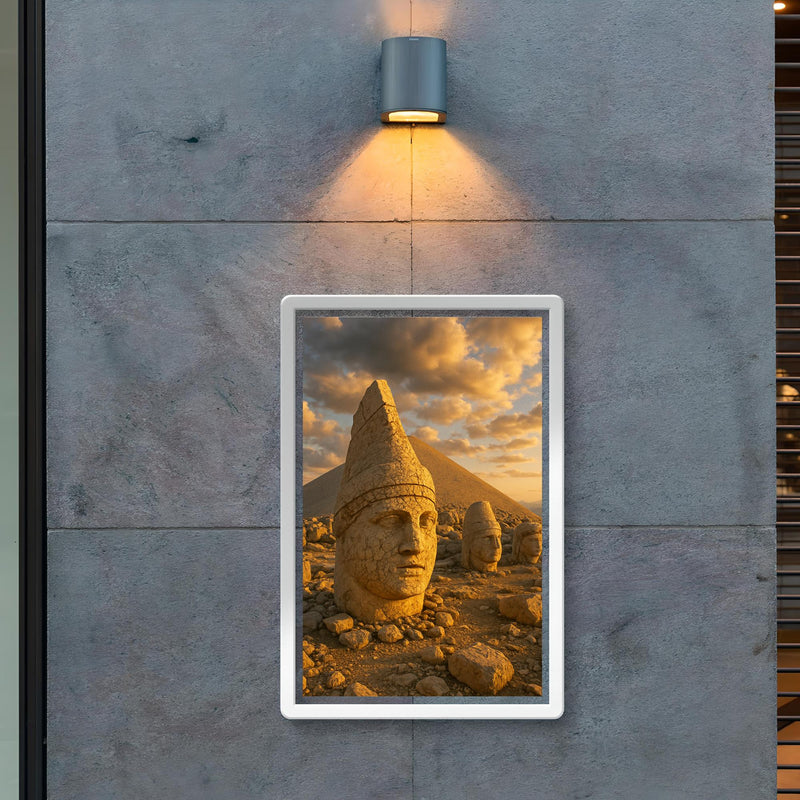 Mount Nemrut Summit Statues Turkey poster 2