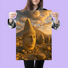 Mount Nemrut Summit Statues Turkey poster 3
