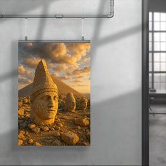 Mount Nemrut Summit Statues Turkey poster 4