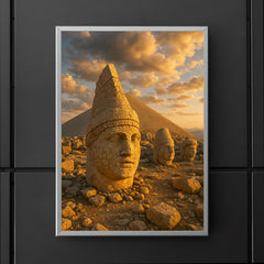 Mount Nemrut Summit Statues Turkey poster 5