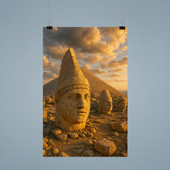 Mount Nemrut Summit Statues Turkey poster 9