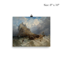Mount St Michael, Cornwall by Clarkson Stanfield, 1830 poster 4