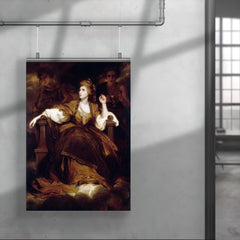 Mrs. Siddons as the Tragic Muse by Joshua Reynolds, 1789 poster 4