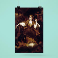 Mrs. Siddons as the Tragic Muse by Joshua Reynolds, 1789 poster 6