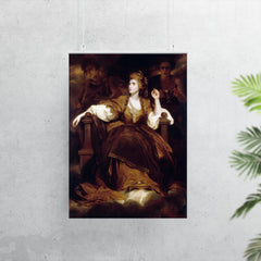 Mrs. Siddons as the Tragic Muse by Joshua Reynolds, 1789 poster 7