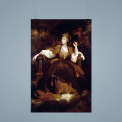Mrs. Siddons as the Tragic Muse by Joshua Reynolds, 1789 poster 9