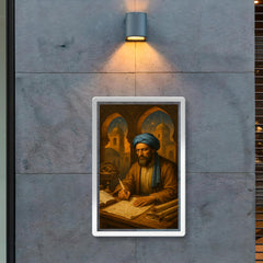 Muhammad ibn Musa al Khwarizmi House of Wisdom tableau poster 2