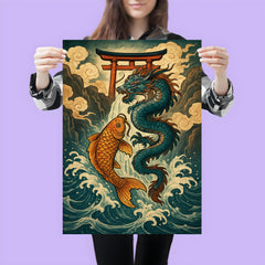 Murasame koi dragon gate ascent poster 3