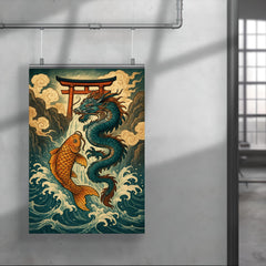 Murasame koi dragon gate ascent poster 4