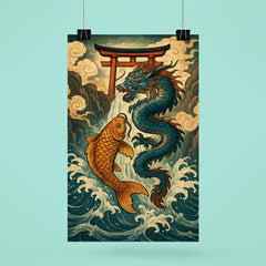 Murasame koi dragon gate ascent poster 6