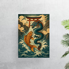 Murasame koi dragon gate ascent poster 7