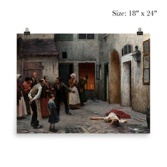 Murder in the House by Jakub Schikaneder poster 5