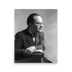 Murray Rothbard poster on a plain backdrop in size 16"x20".