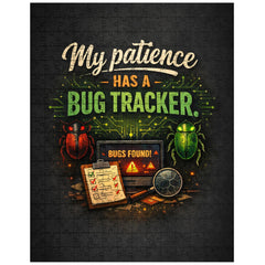 My patience has a bug tracker jigsaw puzzle