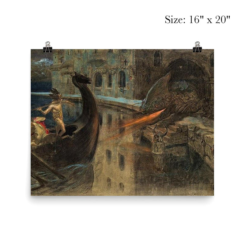 Mythological Scene by Alexander Rothaug poster 2