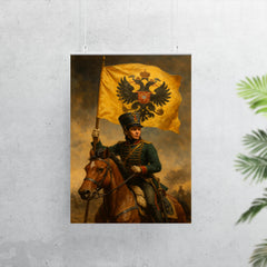 Nadezhda Durova cavalry officer disguised beneath imperial standard poster 7