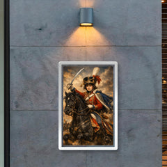 Nadezhda Durova cavalry portrait in Hussar uniform poster 2