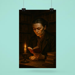 Nadezhda Krupskaya clandestine library scene poster 6