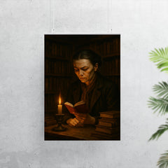 Nadezhda Krupskaya clandestine library scene poster 7