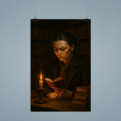Nadezhda Krupskaya clandestine library scene poster 9