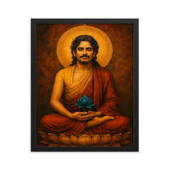 Nagarjuna framed print on a plain backdrop in size 16"x20".