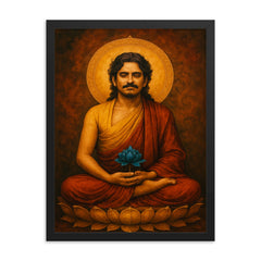 Nagarjuna framed print on a plain backdrop in size 18"x24".