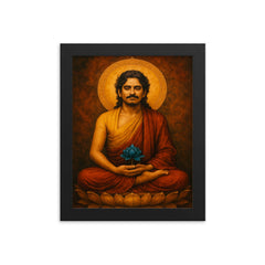 Nagarjuna framed print on a plain backdrop in size 8"x10".