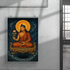 Nagarjuna on a throne of emptiness poster 4