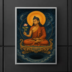 Nagarjuna on a throne of emptiness poster 5