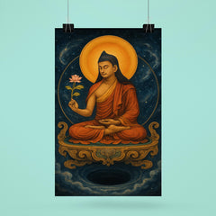 Nagarjuna on a throne of emptiness poster 6