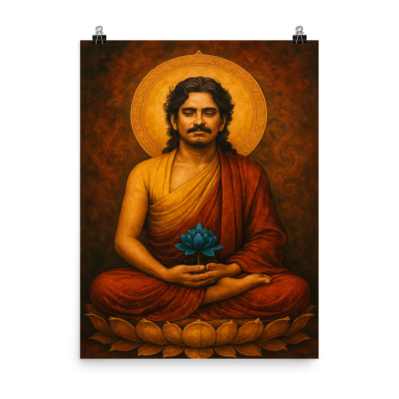 Nagarjuna poster on a plain backdrop in size 8