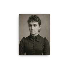 Nancy Dickey canvas print on a plain backdrop in size 12"x16".